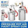 0.5/2.5/4 Gallon Pressure Pot Paint Spray 1/4 Air Inlet 2/10/15 L Tools Set