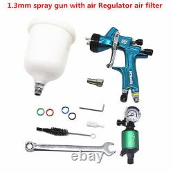 1.3/1.5mm LVLP Spray Gun With Air Spray Regulator And Air Filter Paint/Airbrush