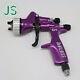 1.3mm Nozzle Car Paint Tool Pistol 600 Ml Hvlp Devilbiss Purple Cv1 Spray Gun