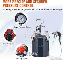 1.5mm+4mm. 10L/2.5gal Air Paint Pressure Pot Spray Paint Pressure Pot Tank