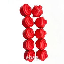 10PCS DISPOSABLE INLINE AIR FILTERS FOR HVLP Paint Spray Gun Universal Red