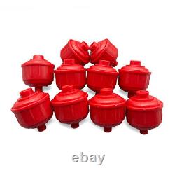 10PCS DISPOSABLE INLINE AIR FILTERS FOR HVLP Paint Spray Gun Universal Red