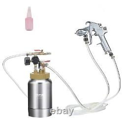 2.11 Quart Pro Paint Pressure Pot Tank Sprayer Gun 1.8mm Nozzles 45psi/3m Hoses