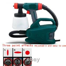 220V Electric Spray Gun Car Furniture Paint Latex Paint Sprayer 900ml 2.5mm