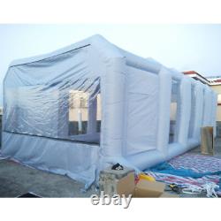 23x13x8Ft Inflatable Car Spray Paint Booth Portable Mobile Custom Party Tent 