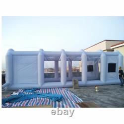 23x13x8Ft Inflatable Spray Mobile Custom Tent For Car Paint Booth KIT+Air Fan