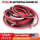 25feet Air And Fluid Hose Assembly Set For Pressure Pot Tanks, Spray Guns, Paint