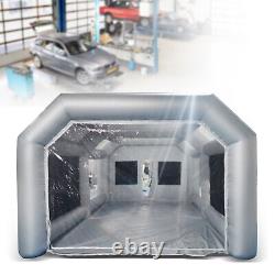 26X15X10FT Mobile Spray Booth Inflatable Paint Car Booth Tent Two Air Filter