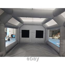 26X15X10FT Mobile Spray Booth Inflatable Paint Car Booth Tent Two Air Filter