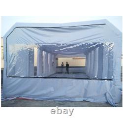 26x13x10Ft Inflatable Spray Mobile Custom Tent For Car Paint Booth KIT+Air Fan