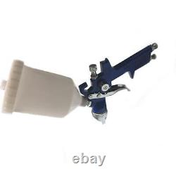 2Pc 1.4mm HVLP Gravity Feed Spray Paint Gun with Air Regulator Car Auto Basecoat