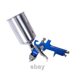 3 HVLP Air Spray Gun Kit Auto Paint Car Primer Detail Basecoat Clearcoat Tool1/4
