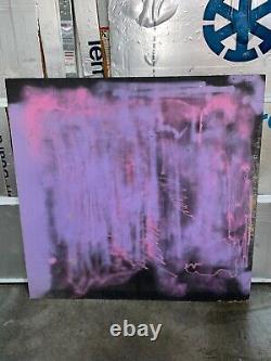 48x48 Abstract Expressionism Spray Paint Air Brush PALLEN Purple GIRL WOMAN