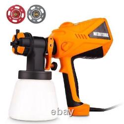 600W Electric Paint Gun Paint Sprayer HVLP Home Handheld Outdoor Fence Painting