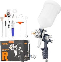 600cc Cup HVLP Spray Gun Professional Air Paint Gun with 1.8mm Nozzle A