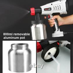 800W 800ml Electric Spray Gun Airless Paint Sprayer Home Handheld Painting Tool