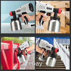 800W 800ml Electric Spray Gun Airless Paint Sprayer Home Handheld Painting Tool