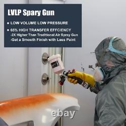 AEROPRO TOOLS R500 LVLP Air Spray G-un with 1.3/1.5/1.7mm Nozzles & Air