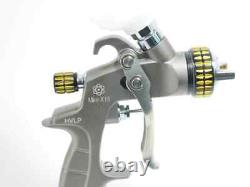ATOM Mini- X16 HVLP Spray Gun Gravity Feed Paint Gun With FREE GUNBUDD LED LIGHT