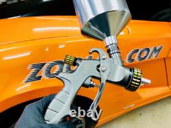 ATOM X20 Automotive Clear Paint Gun HVLP Solvent/Waterborne with FREE GUNBUDD