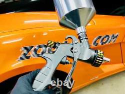 ATOM X20 HVLP Auto Spray Pain Gun Gravity Feed Car With FREE GUNBUDD LIGHT