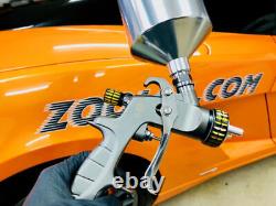 ATOMX20 HVLP Professional Spray Gun Paint For Cars With FREE GUNBUDD LIGHT