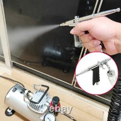 Air Brush Compressor Kit with Gunjet Fondant Cake Spray Graffiti Coating Machine