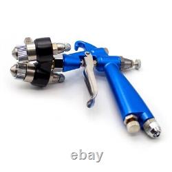 Air Brush HVLP Spray Gun Paint Spray Tools Double Nozzle Nanometer Spray Gun New