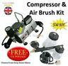 Air Brush Kit Air Compressor Spray Gun Craft Touch Up Crafts 3389 0859
