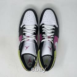 Air Jordan 1 Low'Spray Paint' Black Sneaker, Size 18 BNIB CW5564-001