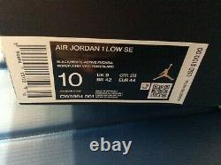 Air Jordan 1 Low Spray Paint CW5564-001 Size 10 Men's