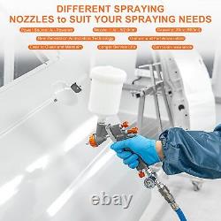 Air Spray, Auto Paint with 1.4/1.8/2.0mm Nozzle, Professional Automotive Spray