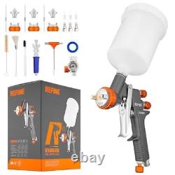 Air Spray Gun, Auto Paint Gun with 1.4/1.8/2.0mm Nozzle, Professional Automot