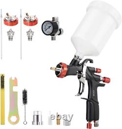 Air Spray Gun with Nozzles & Air Regulator, A610 Paint Guns Automotive, Car Pain