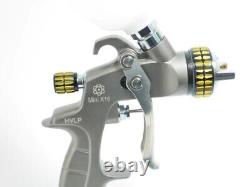 Atom Mini-X16 HVLP Car Spray Gun Gravity Feed Car Paint Gun WithFREE GUNBUDD LIGHT