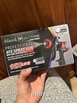 BLACK WIDOW Professional HTE Spray Gun withSide Fan Control #56153