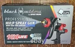 BLACK WIDOW Professional HVLP Spray Gun withSide Fan Control #BW-HVLP-SF