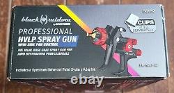 BLACK WIDOW Professional HVLP Spray Gun withSide Fan Control #BW-HVLP-SF