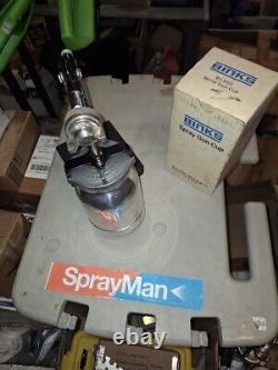 Binks Model 7 Spray Gun with New Binks 81-550 Siphon Cup