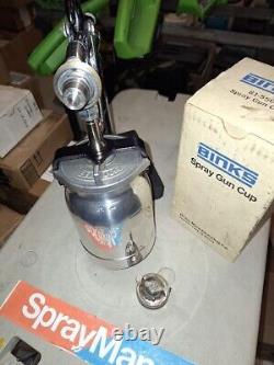 Binks Model 7 Spray Gun with New Binks 81-550 Siphon Cup