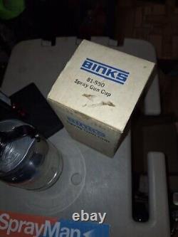 Binks Model 7 Spray Gun with New Binks 81-550 Siphon Cup