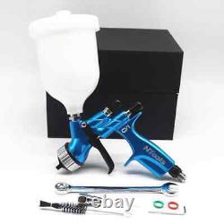 Blue Car Tool Pistol 1.3mm Nozzle CV1 HVLP Paints Spray Gun for Devilbiss