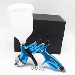 Blue Car Tool Pistol 1.3mm Nozzle CV1 HVLP Paints Spray Gun for Devilbiss