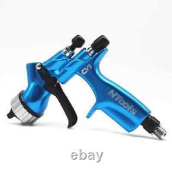 Blue Car Tool Pistol 1.3mm Nozzle CV1 HVLP Paints Spray Gun for Devilbiss