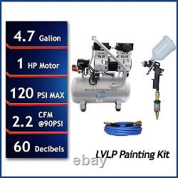 CALIFORNIA AIR TOOLS 4710SQPK Air Compressor Painting Bundle NEW