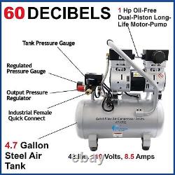 CALIFORNIA AIR TOOLS 4710SQPK Air Compressor Painting Bundle NEW