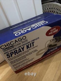 Chicago Electric Power Tools High Volume Low Pressure Paint Spray Kit-Brand NIB