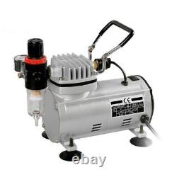 Coloring Spray Paint Airbrush Mini Air Compressor Air Pump Furniture Repair AC18