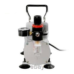 Coloring Spray Paint Airbrush Mini Air Compressor Air Pump Furniture Repair AC18