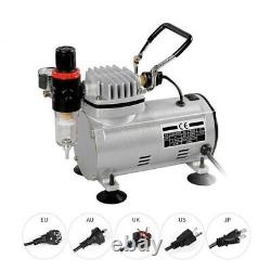 Coloring Spray Paint Airbrush Mini Air Compressor Air Pump Furniture Repair AC18